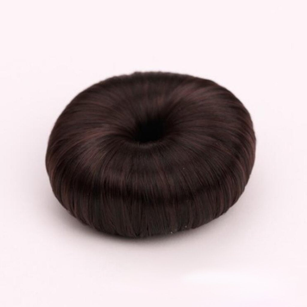 Maxxlite Fashion Hair Doughnut Bun Ring Shaper Hair Donut Style Updo Black