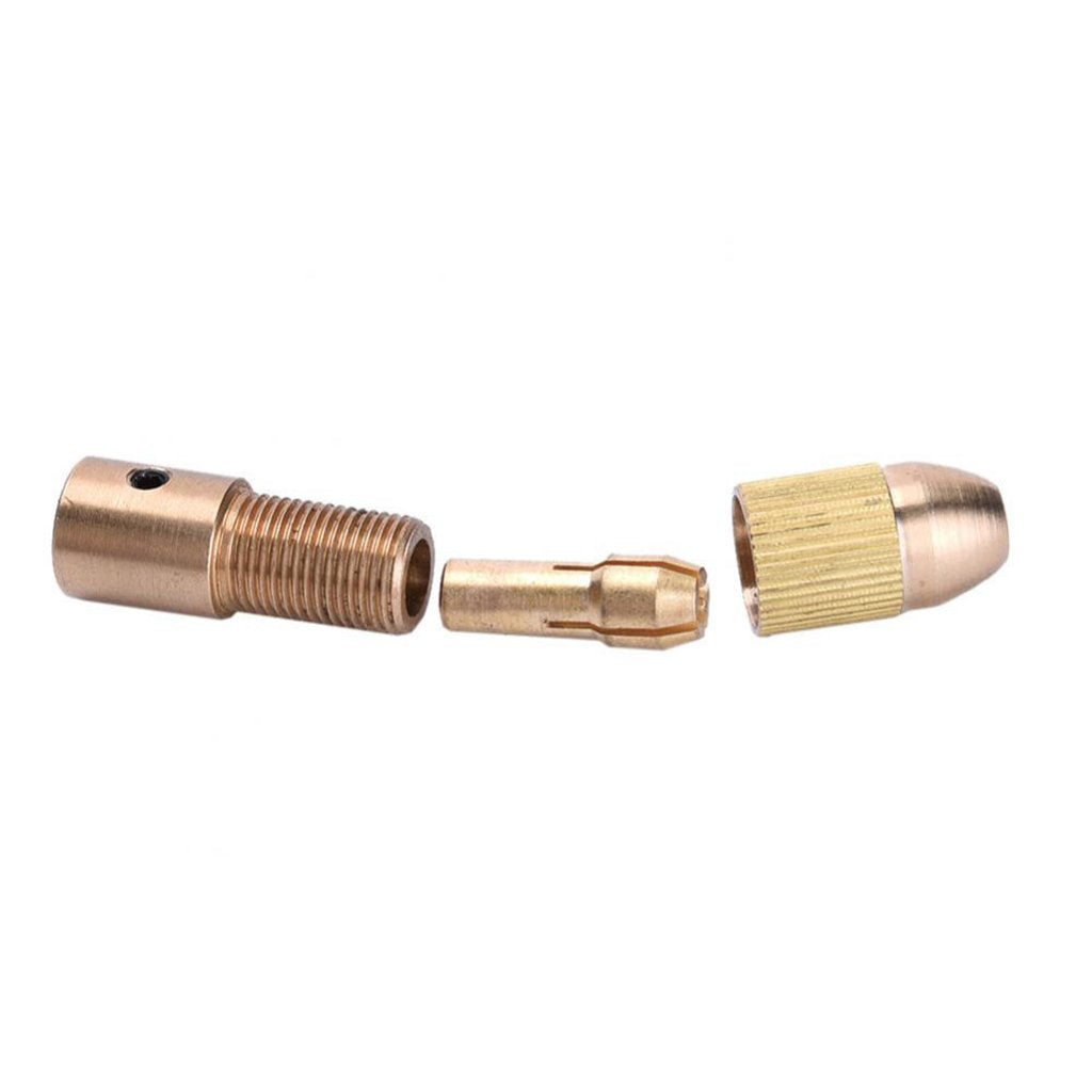 Maxxlite Drill Bits Shank Metal Drill Chuck Collet Bits Rotary with Screw, 0.5-3 mm, 3.17 mm, (Set of 7)