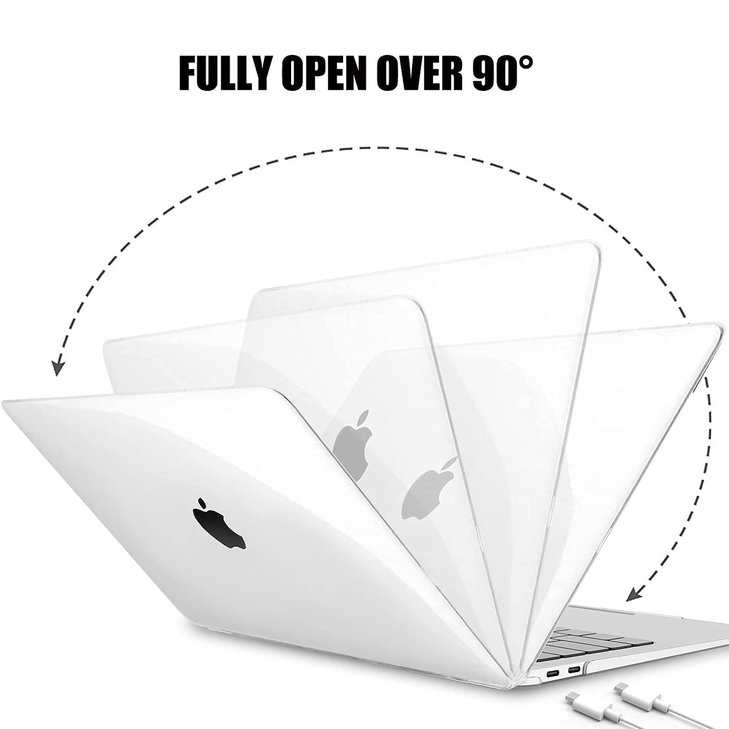 Maxxlite Laptop Cover 13.3 inch for MacBook Air M1 Case Cover Laptop Case Compatible with 2020/2019/2018 MacBook Air M1 A2337 A2179 A1932 MacBook Air Case Waterproof Laptop Protector Hard Case