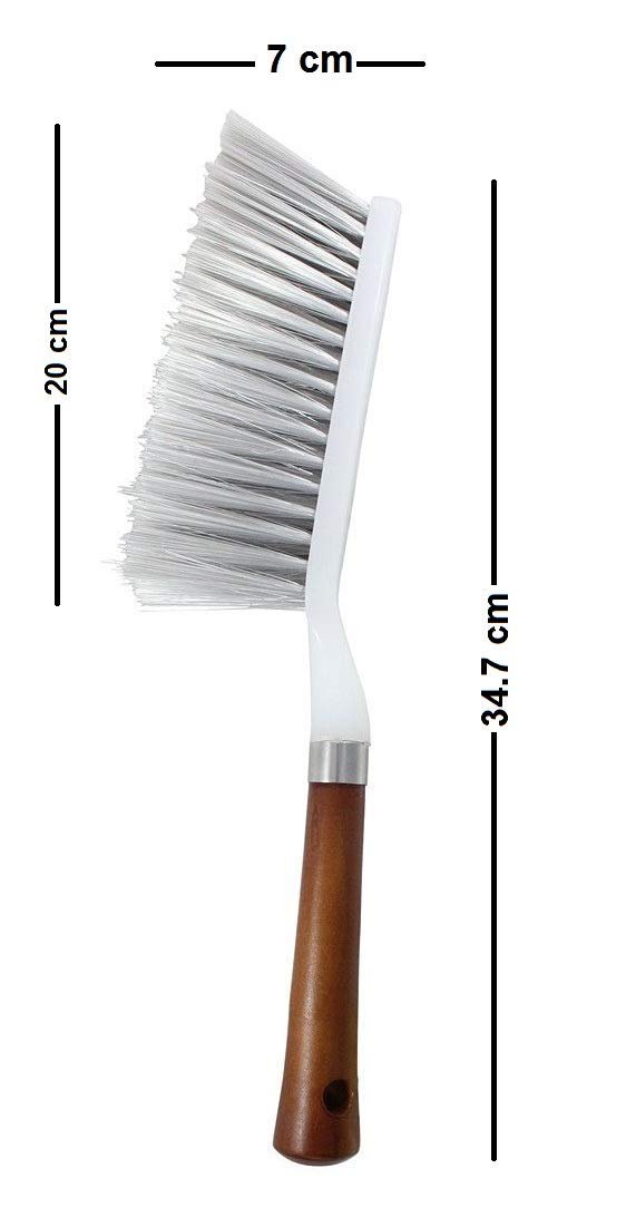 Maxxlite Cleaning Brush, Duster with Hard and Long Bristles for Car Seat/Carpet/Mats (2pc)