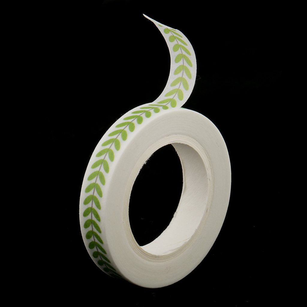 Maxxlite 10 Pieces Flower Washi Tape Masking Tape Adhesive Decorative Tape Sticker for Scrapbooking