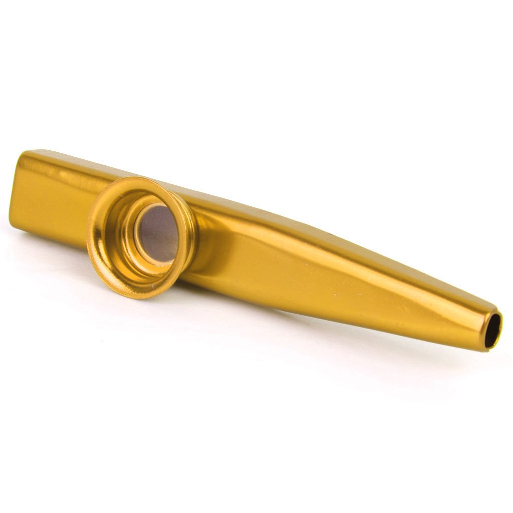 Maxxlite Aluminium Alloy Kazoo with Diaphragm Golden