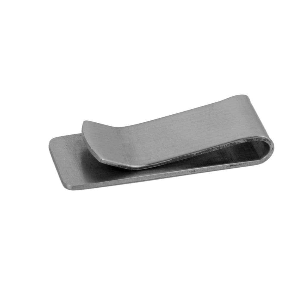 Maxxlite Stainless Steel Slim Money Clip Cash Credit ID Card Pocket Holder Wallet