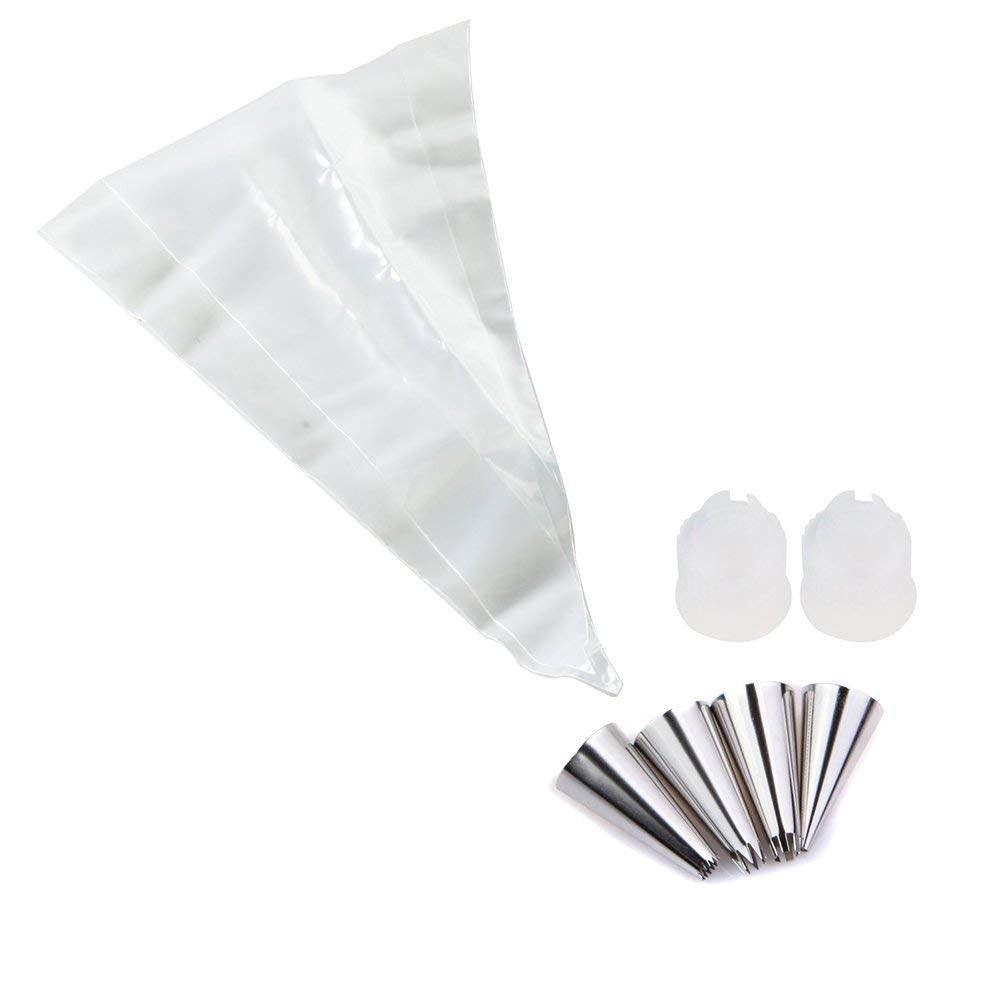 Maxxlite Cake Decorating Pen Icing Piping Tips Nozzles Bag Sugar Craft Fondant Cake Deco Tool Kit (Pack of 2)