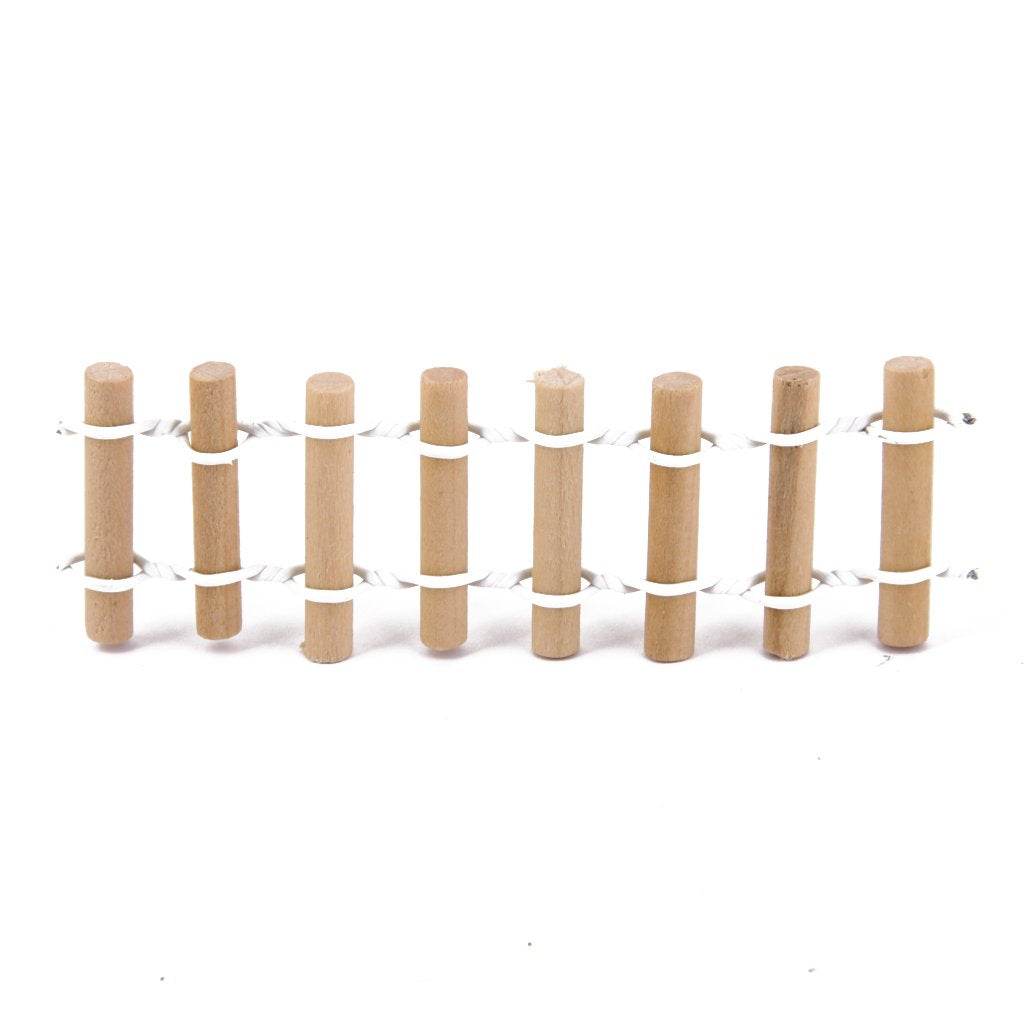 Maxxlite 10x miniature dollhouse fairy garden resin landscape fence decor wood