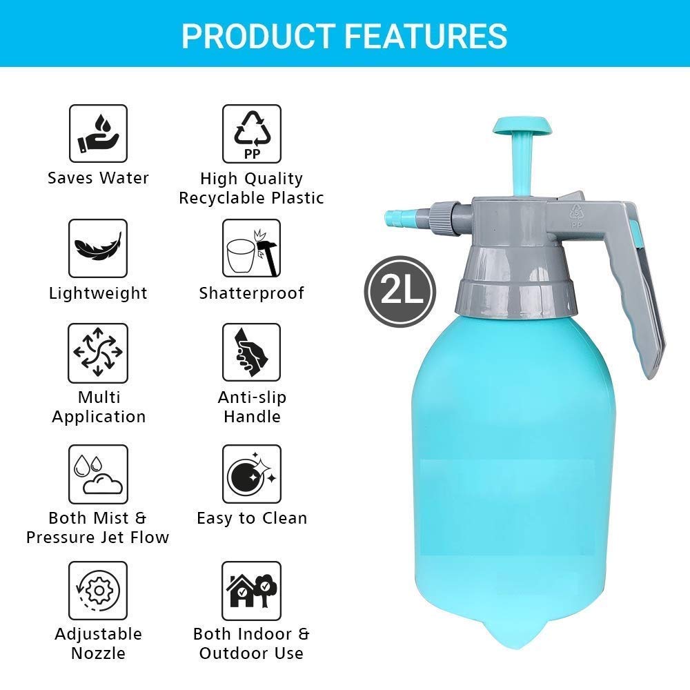 Maxxlite Pressure Spray Pump (2.2L) Gardening Water Pump Sprayer Plant Water Sprayer for Home Garden Spray Bottles for Garden Plants and Lawn Plant Watering Can