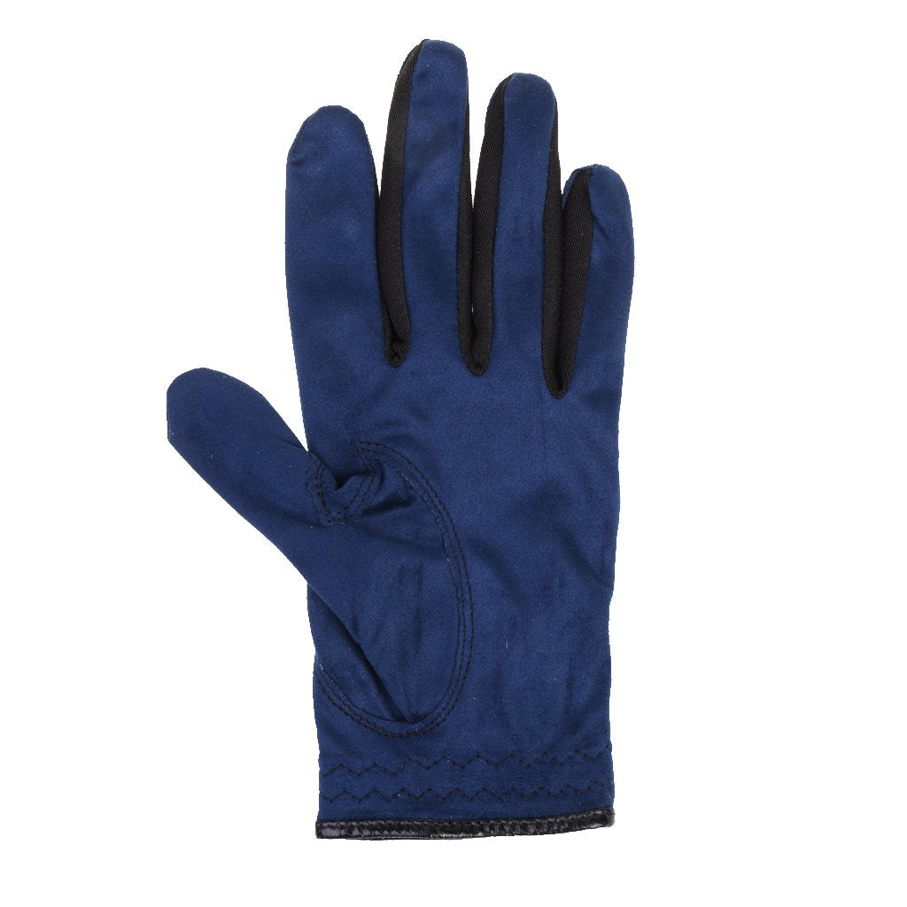 Maxxlite Men's Blue Soft Golf Glove Breathable Full Finger Mitten for Left Hand Size XS/S/M/L/XL - XL