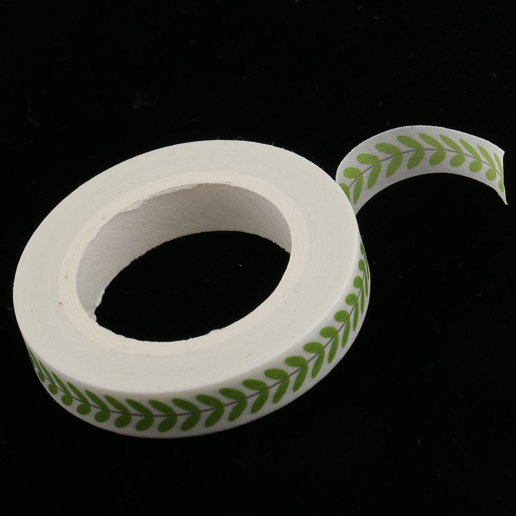 Maxxlite 10 Pieces Flower Washi Tape Masking Tape Adhesive Decorative Tape Sticker for Scrapbooking
