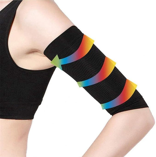 Maxxlite Weight Loss Calorie Off Fat Buster Arm Shaper Black Slimmer Slimming Wraps Belt for Women
