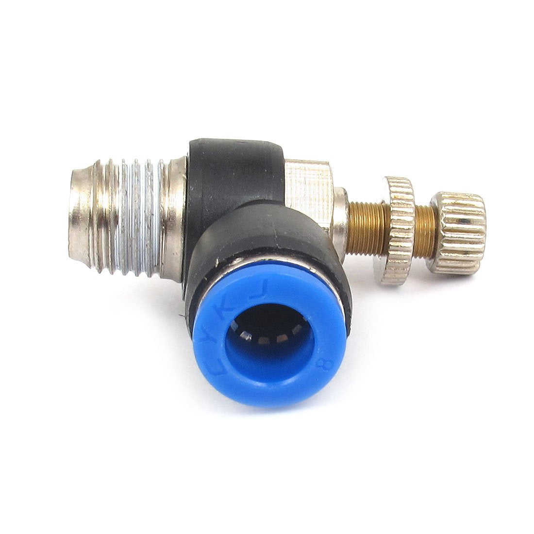 Maxxlite 8mm x 1/4BSP Speed Control Valve Connector Pneumatic Push in Fitting