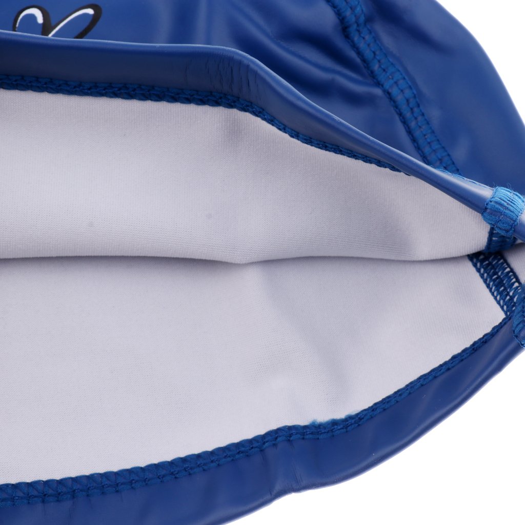 Maxxlite Children's Kids Waterproof Cartoon Dolphin Swimming Swim Cap Ear Protection - dark blue