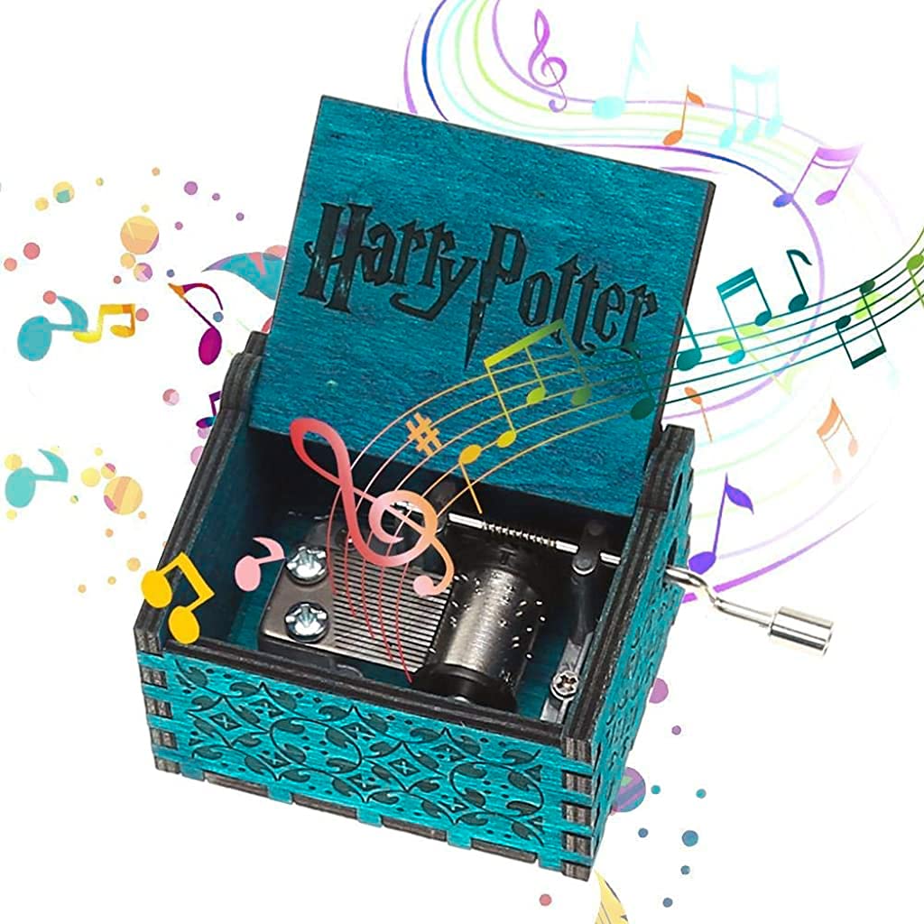 Maxxlite Potter Music Box Wooden Classic Music Box With Hand Crank Diwali Gifts For Family