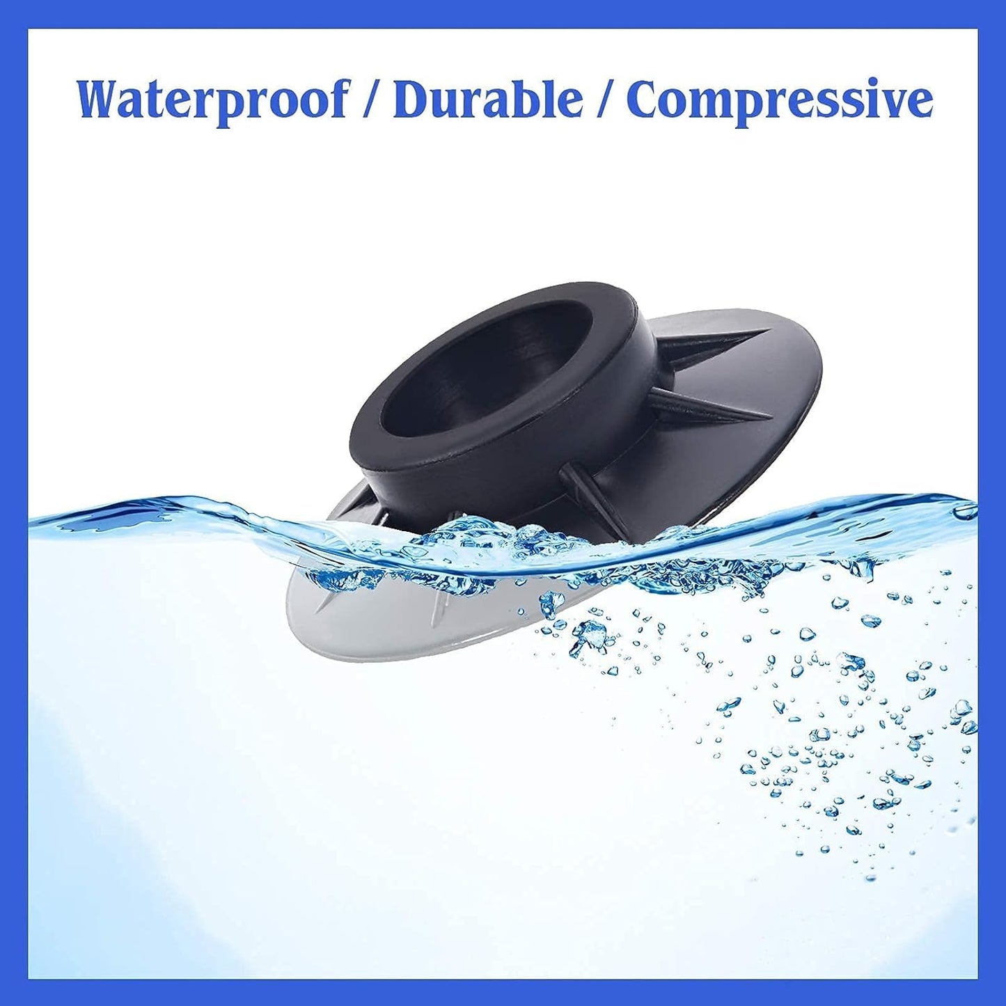 Maxxlite Washer Dryer Anti Vibration Pads with Suction Cup Feet, Slip Rubber Washing Machine Anti Vibration Pad