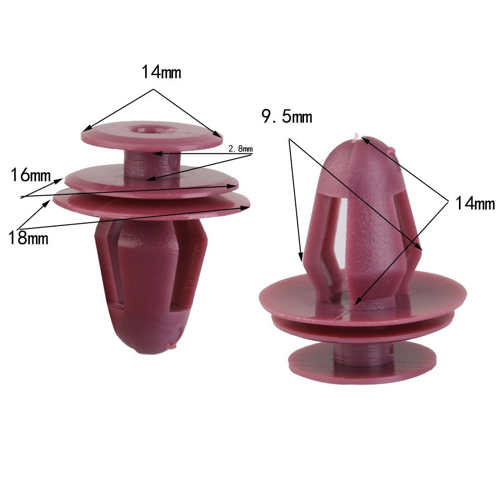 Maxxlite Nylon Door Trim Panel Retainers Clips for 30Pcs