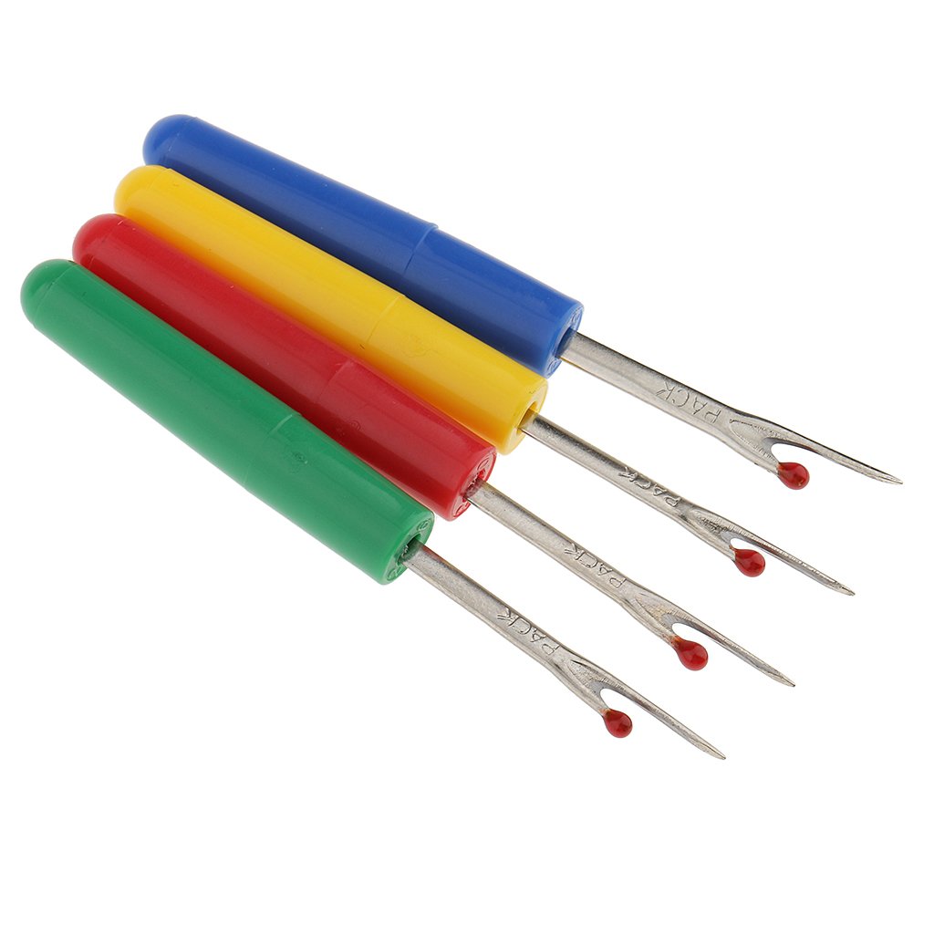 Maxxlite 4 Pieces Seam Rippers Sewing Craft Tool Thread Cutter Stitch Unpicker DIY Craft Tool