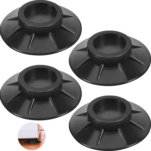 Maxxlite Washer Dryer Anti Vibration Pads with Suction Cup Feet, Slip Rubber Washing Machine Anti Vibration Pad