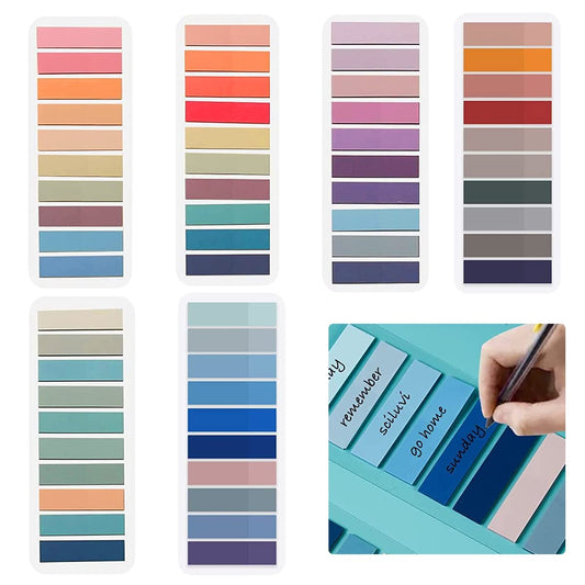 Maxxlite Sticky Tabs 60 Colors Morandi Sticky 1200pcs Index Tabs Sticky Notes