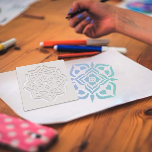 Maxxlite Dot Painting Templates Mandala Drawing Tools for Wood,Airbrush,Wall,Canvas DIY Painting Decor Art Craft Projects