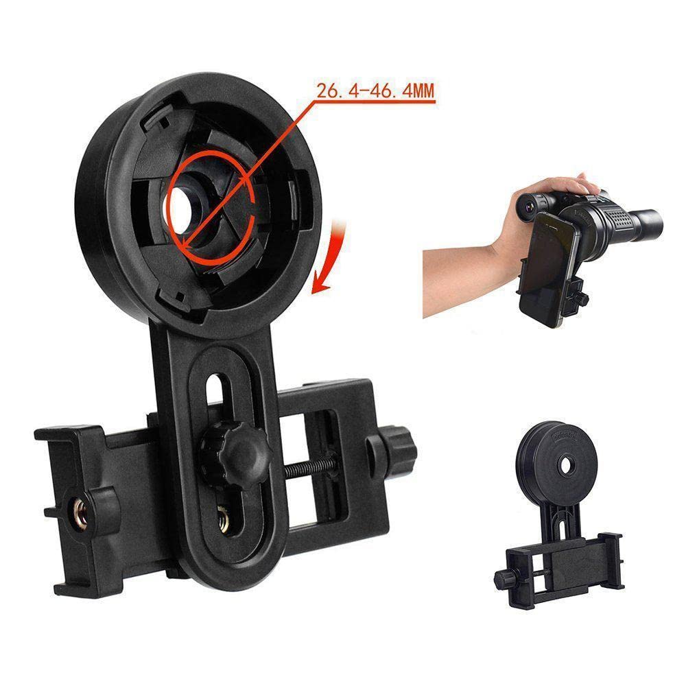 Maxxlite Universal Mobile Phone Holder,Spotting Scope Cellphone Adapter Mount- for Universal 26.4-46.4mm Digiscoping Binocular, Telescope, Microscope, Monocular etc