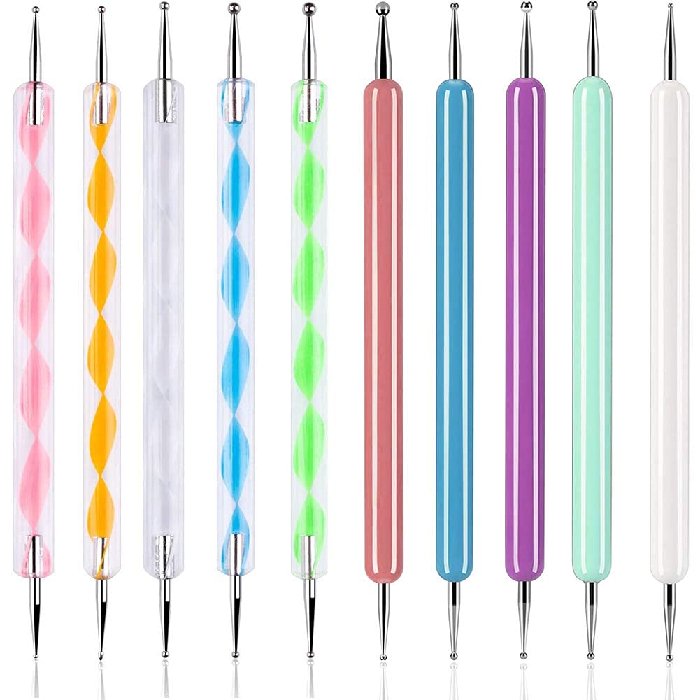 Maxxlite Dotting Tools Set for Nail Art, Abenkle Embossing Stylus for Painting Rocks Mandalas, Art Dot Tools