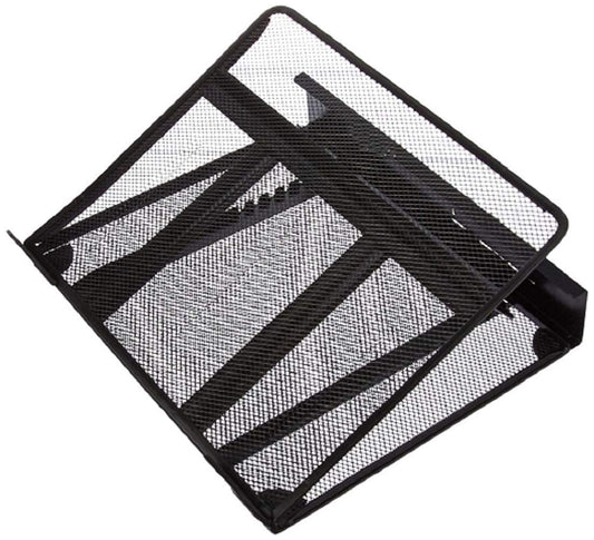 Maxxlite Adjustable Laptop Cooling Pad Laptop Stand  Compatible 11 to 17 Inches Laptops Metal Mesh Strong Material Stand (Black)