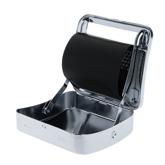 Maxxlite Stainless Steel Rectangular Manual Operation Cigarette Tobacco Roller Machine Box Case