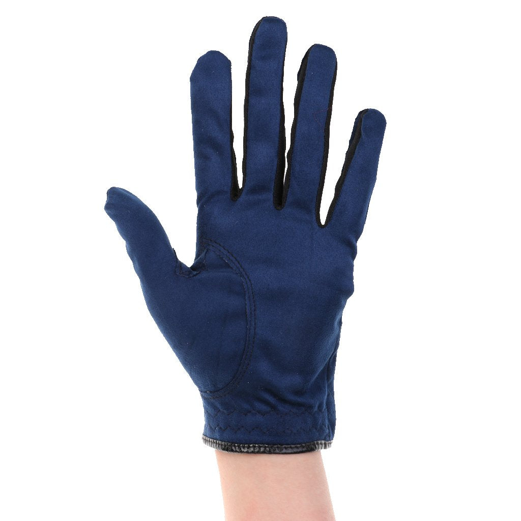 Maxxlite Men's Blue Soft Golf Glove Breathable Full Finger Mitten for Left Hand Size XS/S/M/L/XL - XL