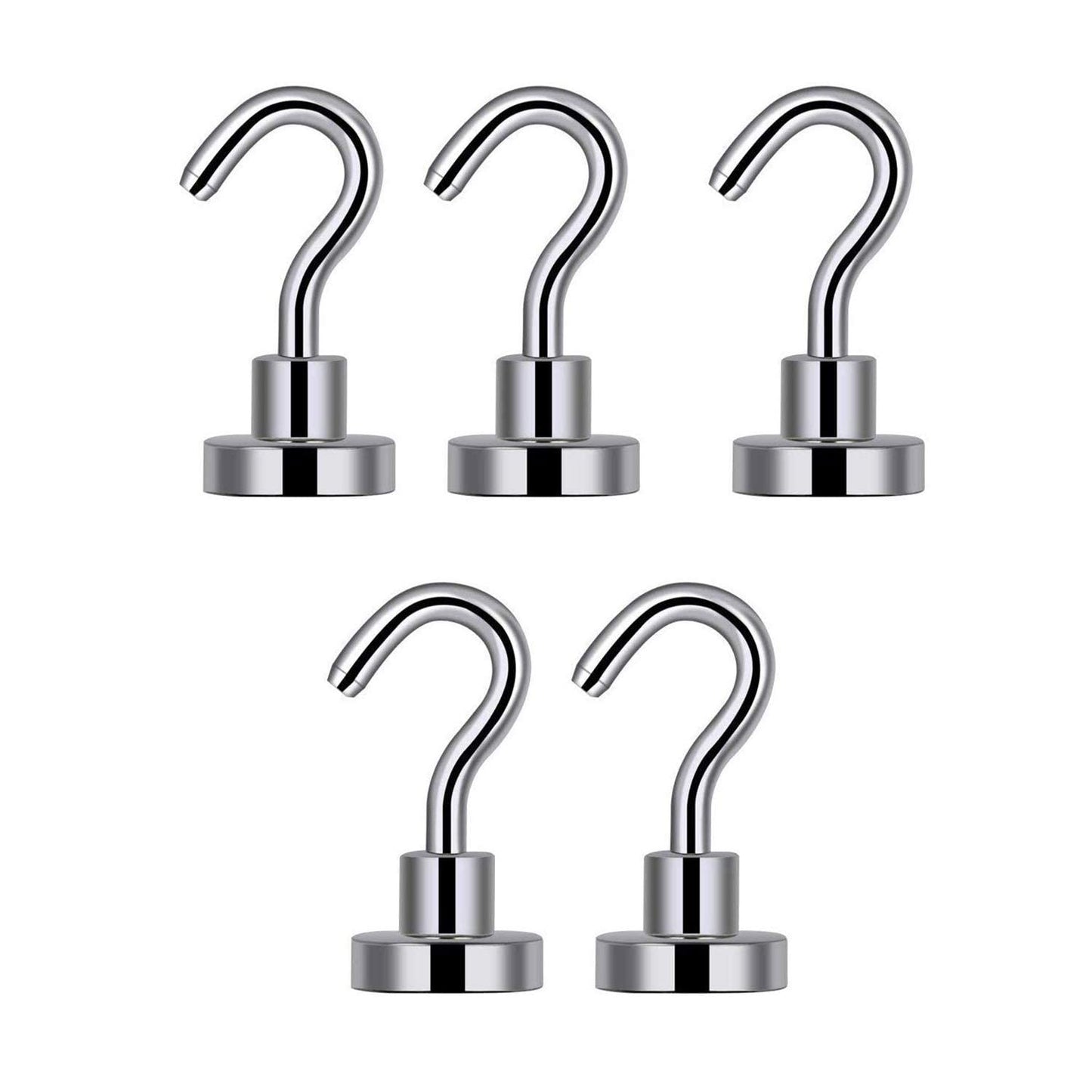 Maxxlite Heavy Duty Multi-Purpose Magnetic Hooks Pack of 5