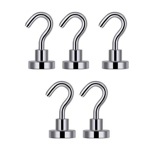 Maxxlite Heavy Duty Multi-Purpose Magnetic Hooks Pack of 5