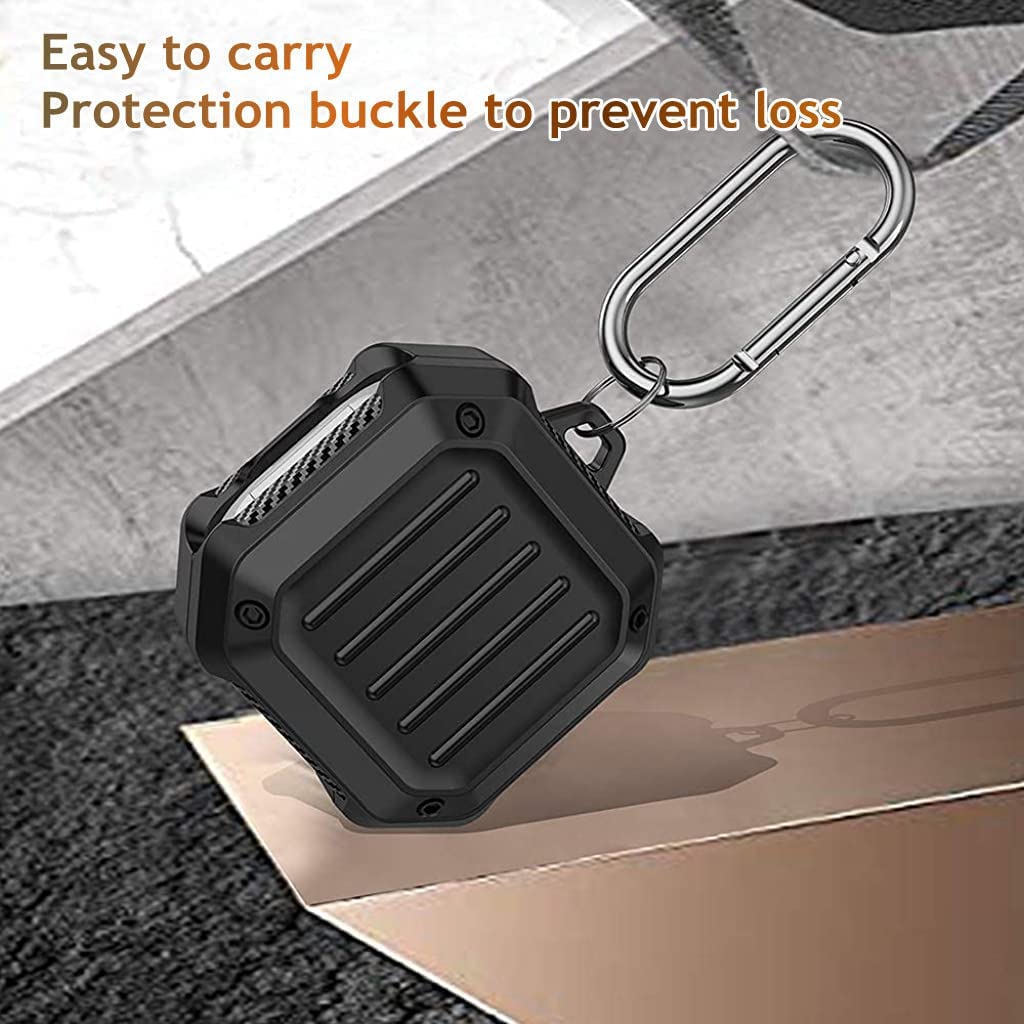 Maxxlite Black Rugged Armor Cover Case for Samsung Galaxy Buds Pro(2021),Galaxy Buds 2,Galaxy Buds Live (2020)-Oil-Resistant, Abrasion-Resistant, Shock-Resistant (Without Earbud, 2 Pieces Design)