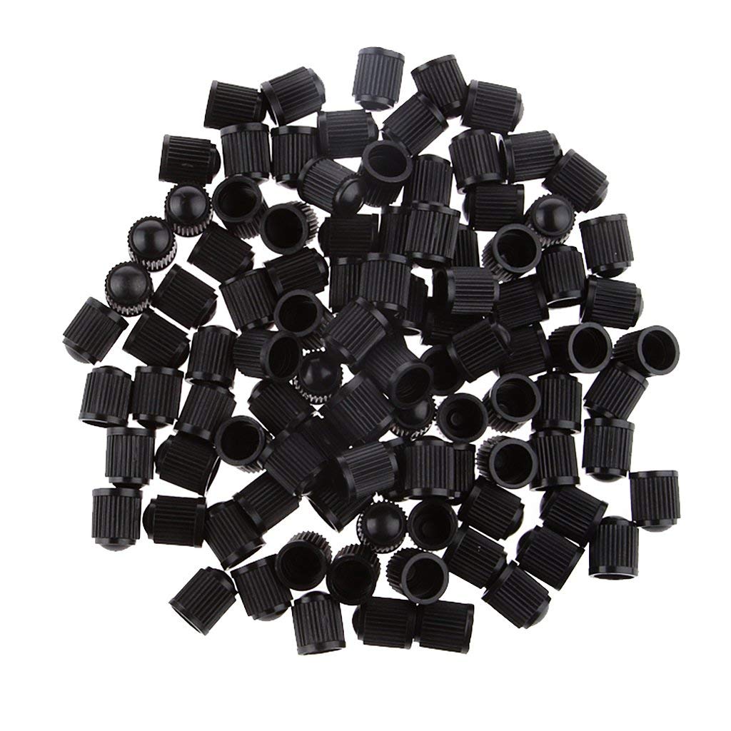 Maxxlite Car Wheel Tire Valve Stem Cap (Black)