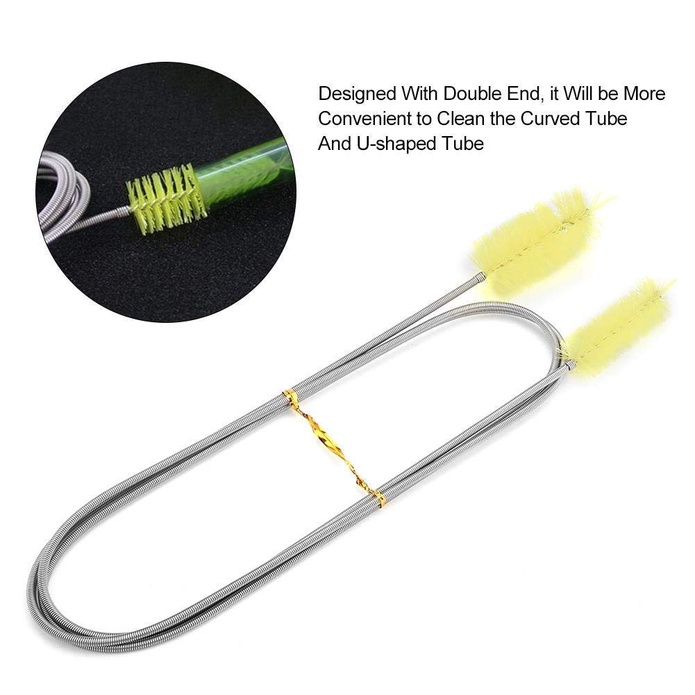 Maxxlite Stainless Flexible Cleaning Brush Double Ended Canister Filter Tube Hose Pipe Clean for Fish Tank Aquarium