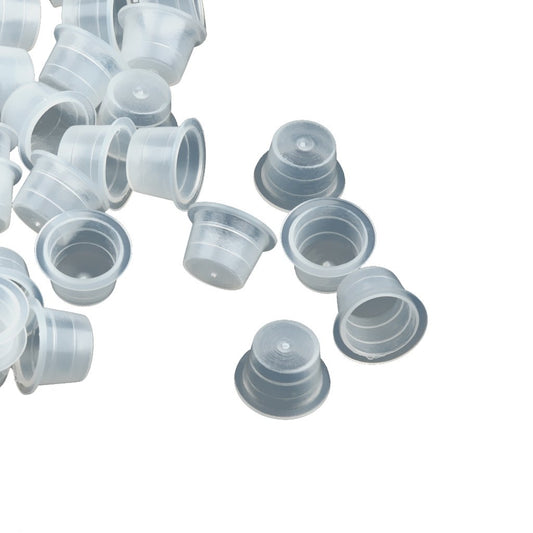 Maxxlite 100Pcs Clearn Plastic Grommets Nipples Tattoo Machine Gun Needles Supplies