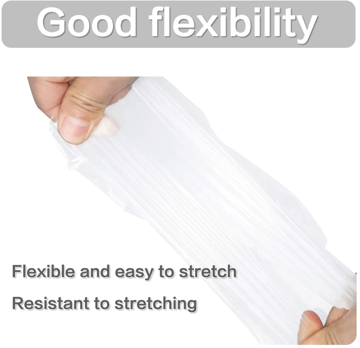 Maxxlite 500Pcs Disposable Plastic Gloves, Latex Free Powder Free Clear Polyethylene Hand Gloves Non-Sterile For Cleaning- Cooking, Hair Coloring, Dishwashing, Food Handling, Large