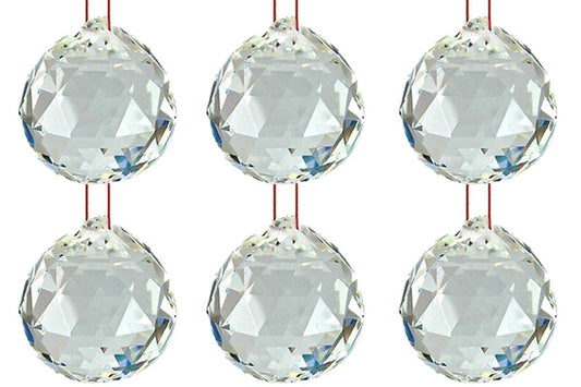 Maxxlite Crystal Hanging Faceted Balls