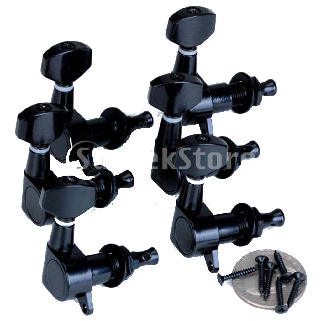 Maxxlite 6pcs Sealed Guitar String Tuning Pegs Tuners Machine Heads 6R