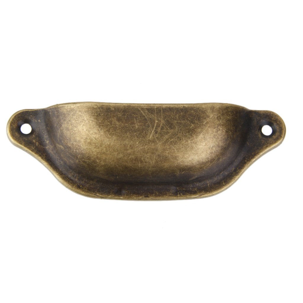 Maxxlite 10Pcs Antique Brass Door Cabinet Knob Wardrobe Drawer Shell Pull Handle