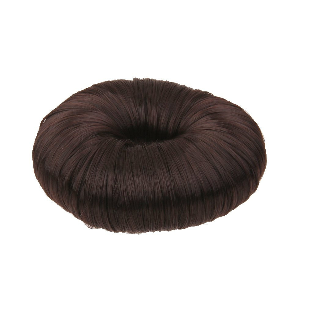 Maxxlite Fashion Hair Doughnut Bun Ring Shaper Hair Donut Style Updo Black
