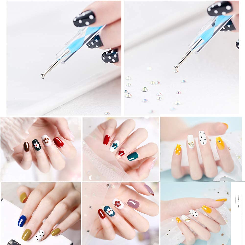 Maxxlite Dotting Tools Set for Nail Art, Abenkle Embossing Stylus for Painting Rocks Mandalas, Art Dot Tools