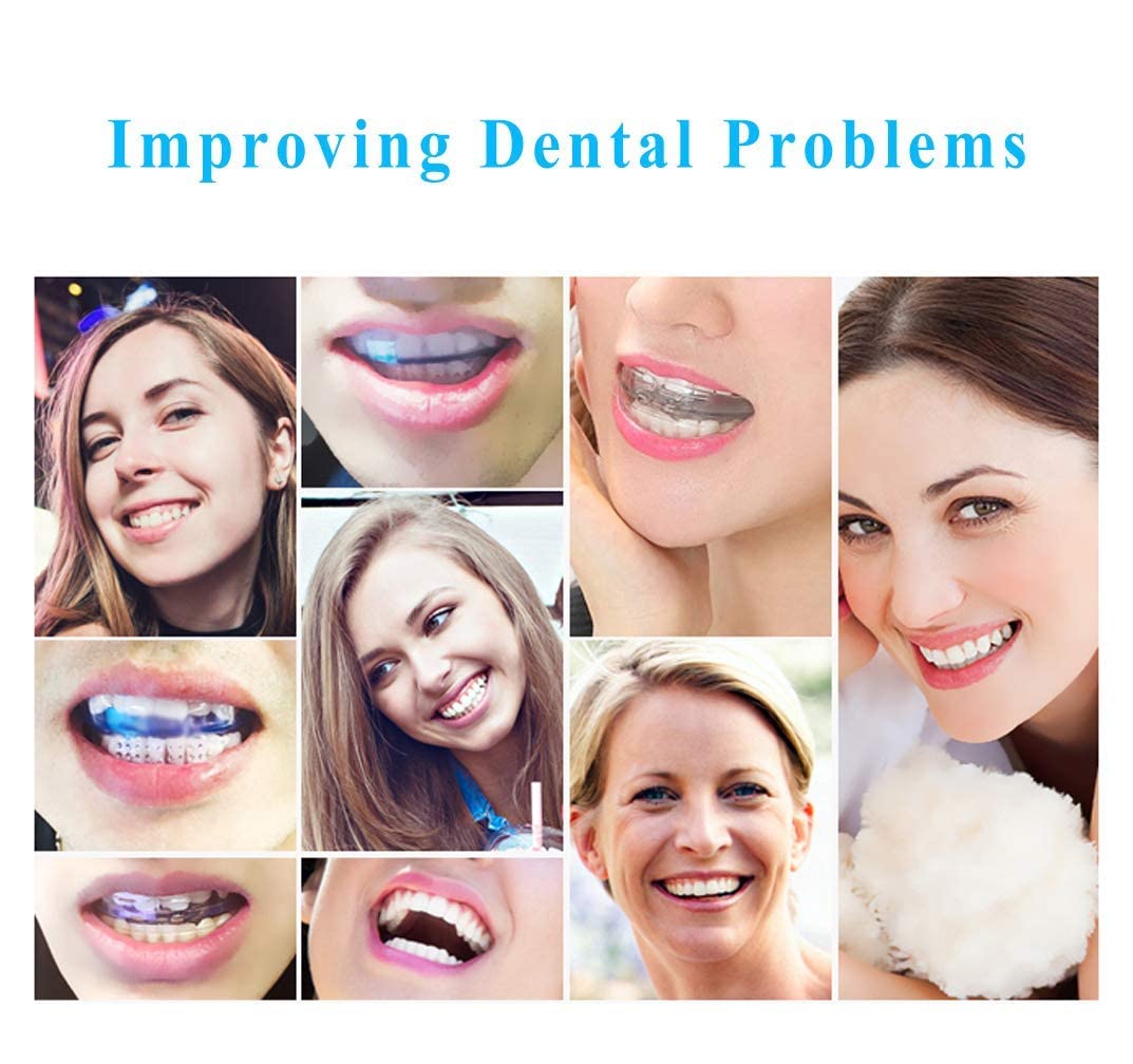 Maxxlite Portable Invisible Braces Correction Buck Teeth Dental Appliance Dental Trainer Tooth Correction Oral Orthodontic Appliance Trainer Braces Buck Teeth