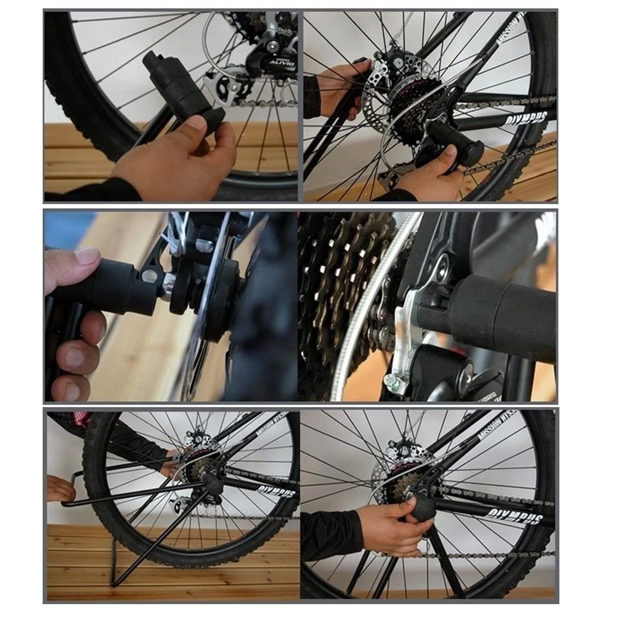 Maxxlite Aluminum-Alloy Universal Flexible Folding Bicycle/ Bike Display Stand Holder