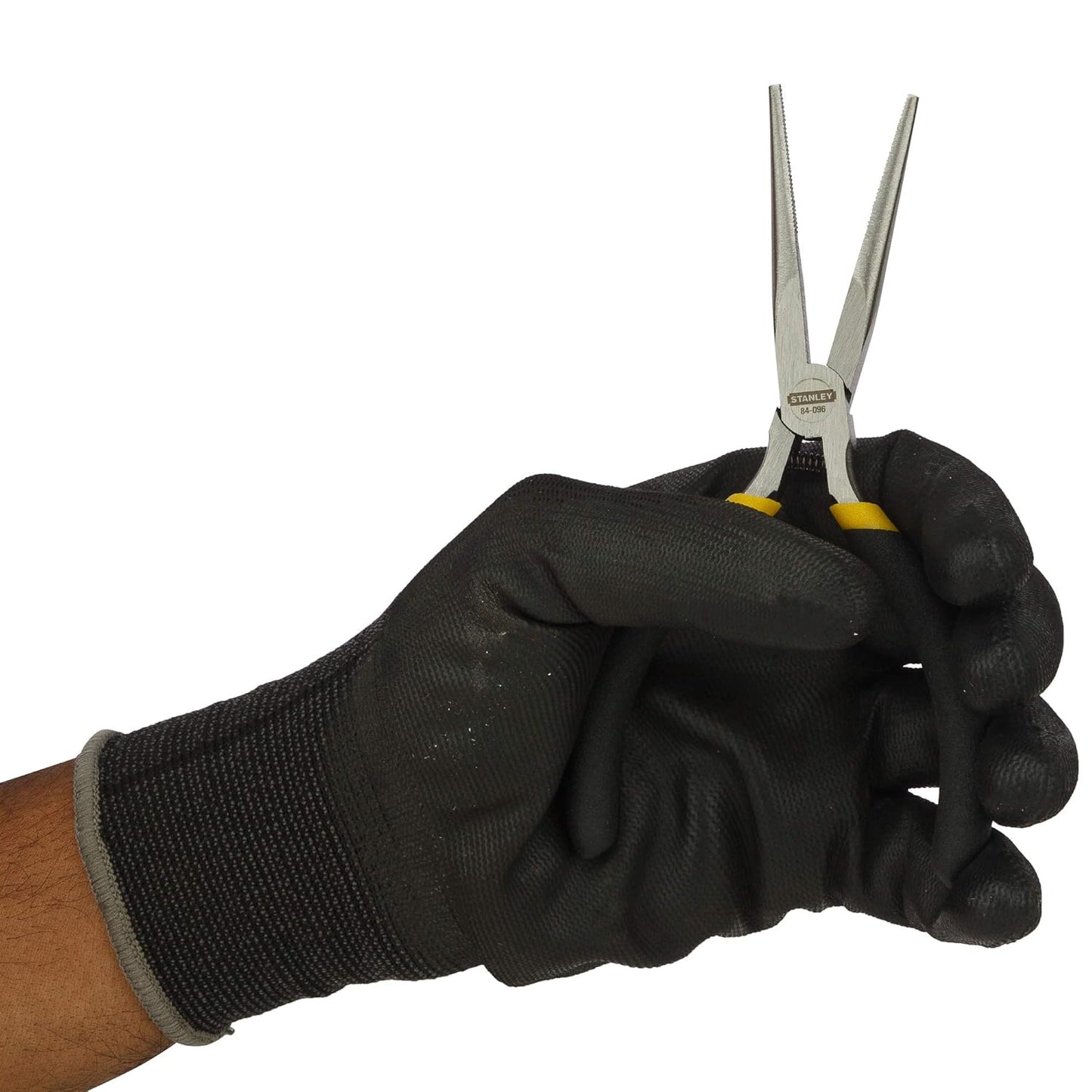 Maxxlite Needle Nose Miniature Plier-5'' (Yellow & Black)