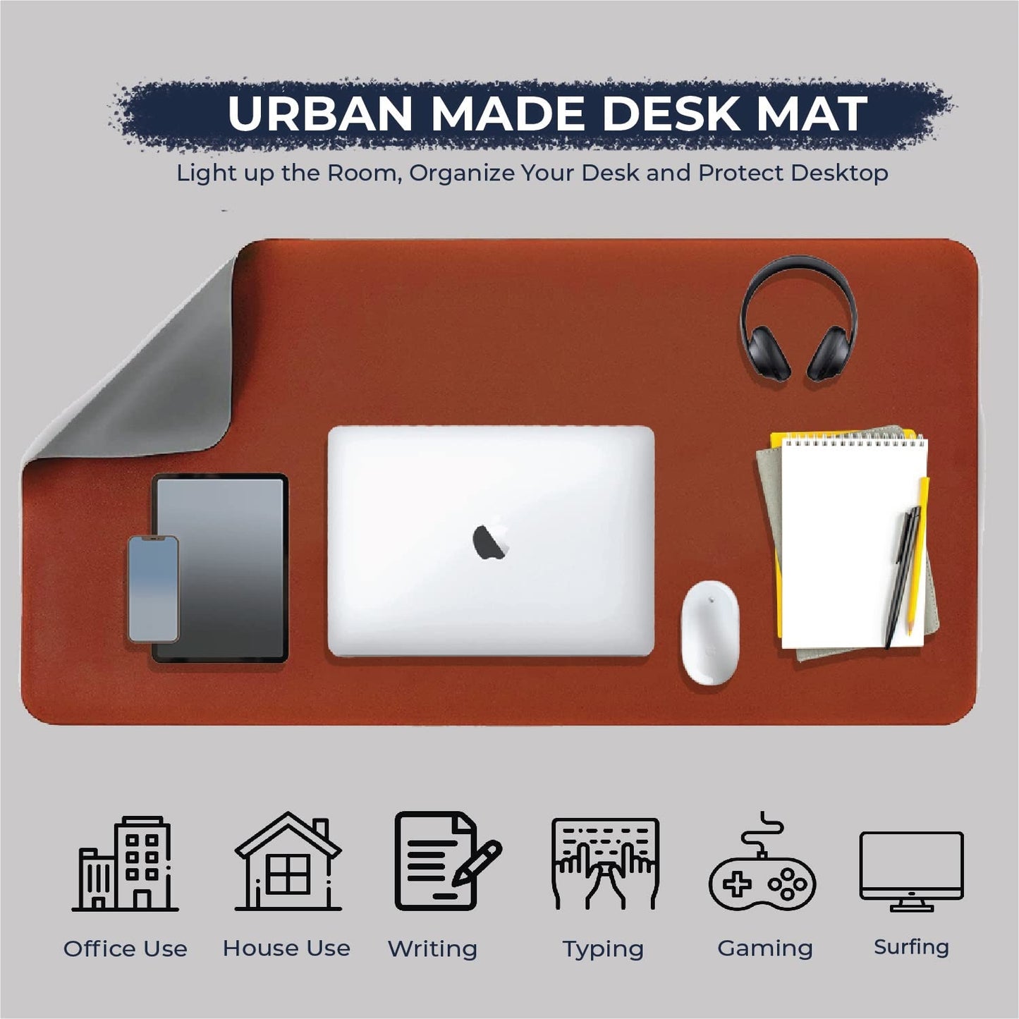 Maxxlite Mouse Pad Large Office Table Accessories Desk Mat Large Gaming Mouse Pad Desk Accessories Extended Mouse Pad