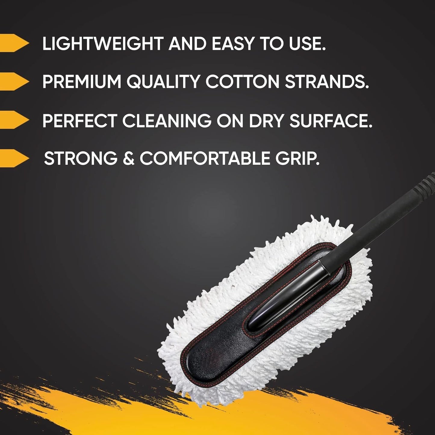 Maxxlite Premium Soft Microfiber Car Duster Exterior Scratch Free Multipurpose Duster for Car, Truck, SUV, RV and Motorcycle