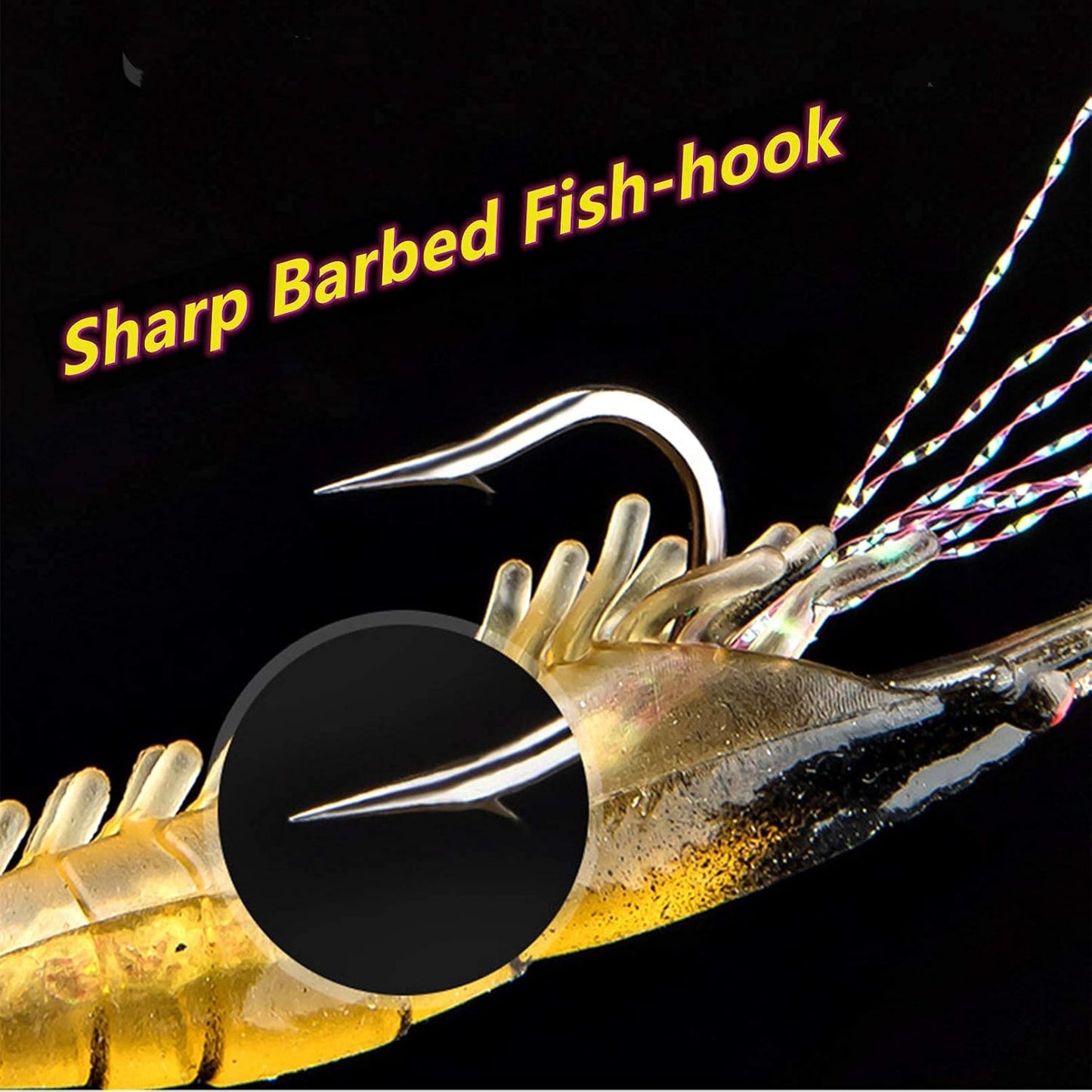 Maxxlite 7 PCS Simulated Fishing Lures Soft Bait Swimbaits Slow Sinking Swimming Lures Freshwater and Saltwater, Stable and Tempting