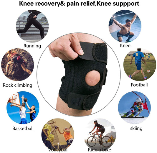 Maxxlite A pair of mountain climbing, jogging, fitness and adjustment knee pads