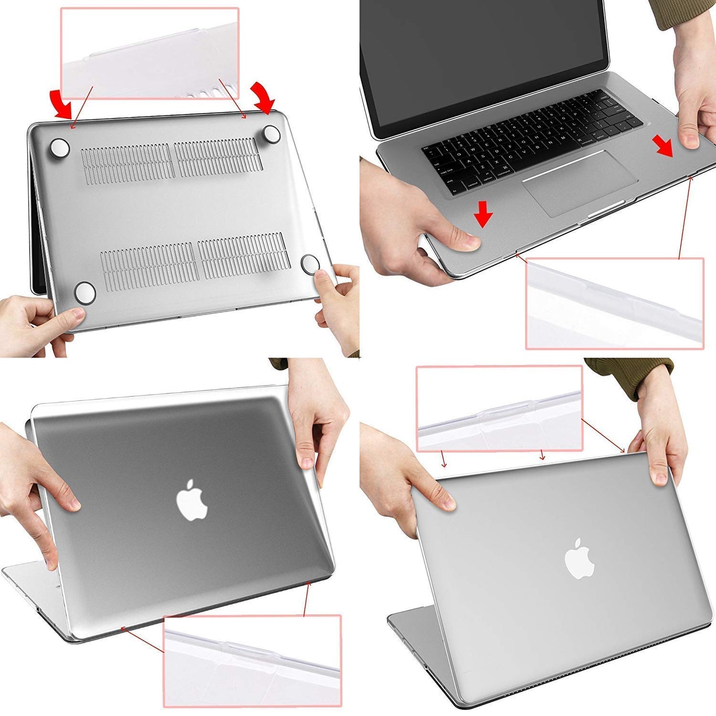 Maxxlite Laptop Cover 13.3 inch for MacBook Air M1 Case Cover Laptop Case Compatible with 2020/2019/2018 MacBook Air M1 A2337 A2179 A1932 MacBook Air Case Waterproof Laptop Protector Hard Case