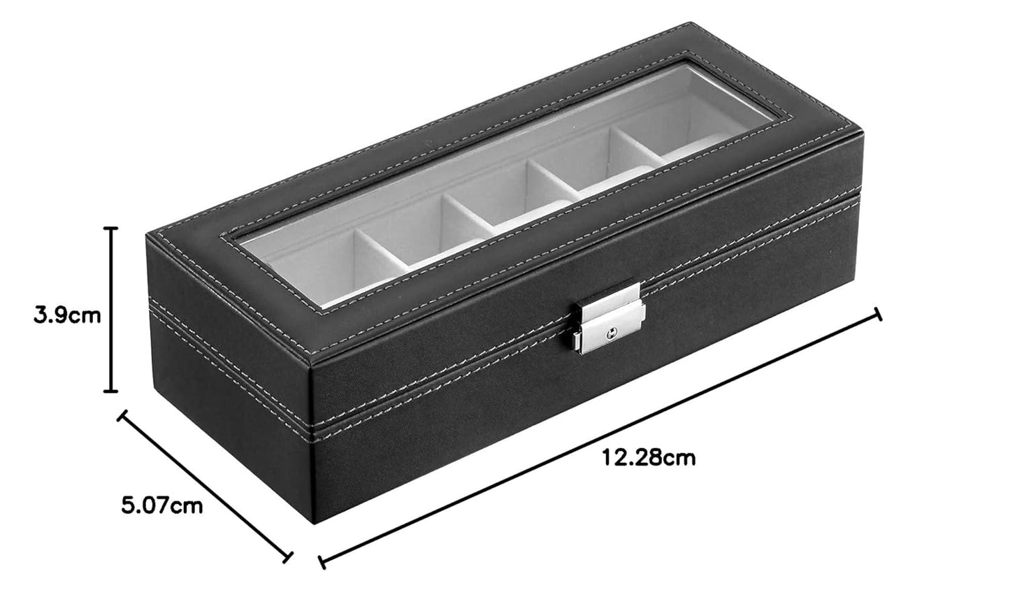 Maxxlite Watch Box 6 Slots PU Leather