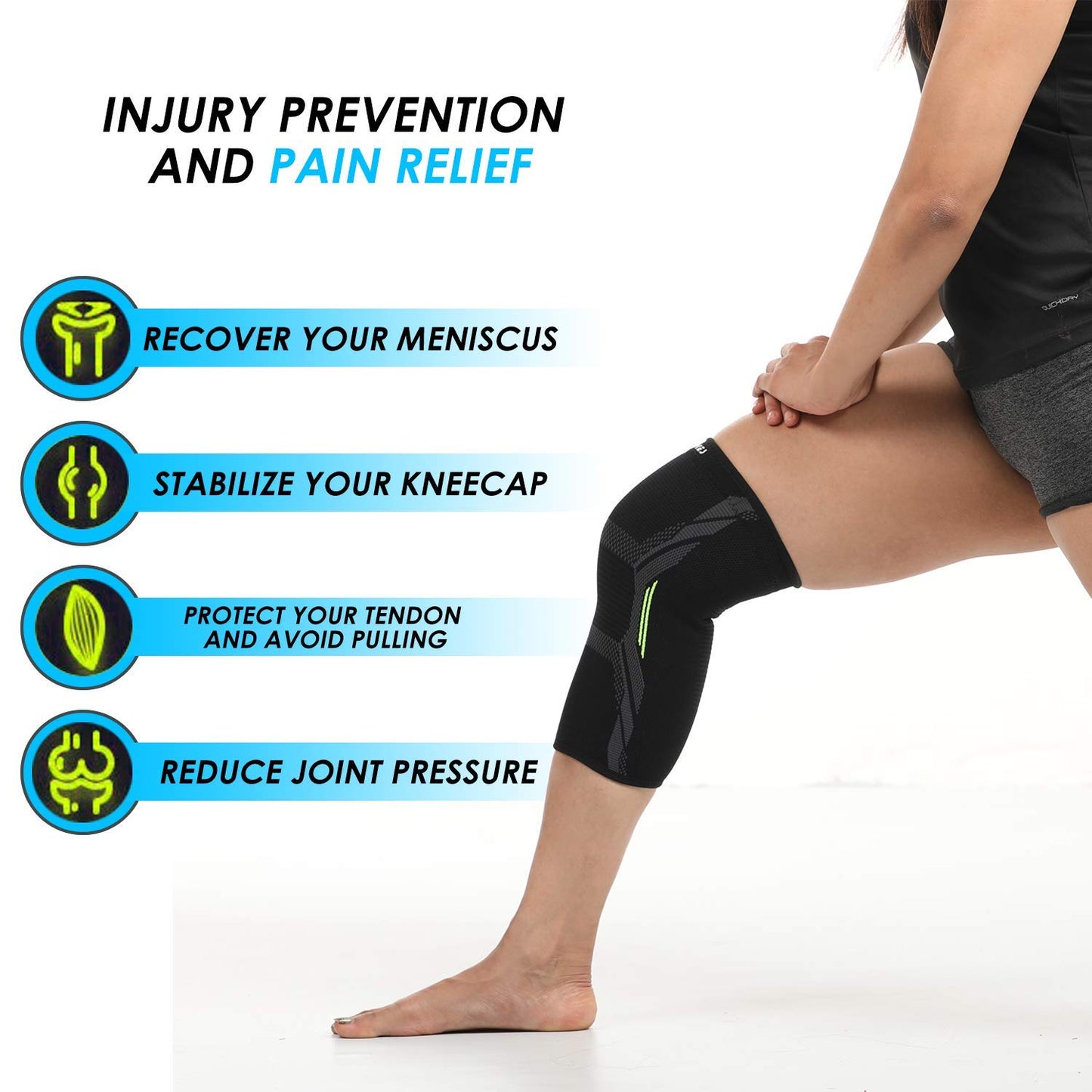 Maxxlite Knee cap Compression Support for Gym